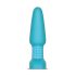 b-Vibe - Drejende perleanalvibrator, genopladelig (turkis)
