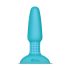 b-Vibe - Drejende perleanalvibrator, genopladelig (turkis)
