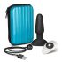 b-Vibe - roterende analvibrator med perler (sort)