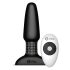 b-Vibe - roterende analvibrator med perler (sort)