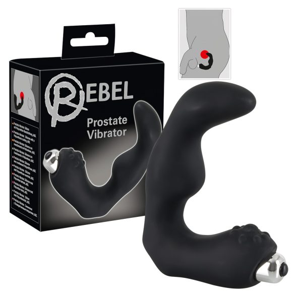 Rebel - Buet prostata vibrator (sort)