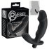 Rebel - Prostata Vibrator med Penisform (sort)