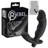 Rebel - prostata vibrator med penis - sort