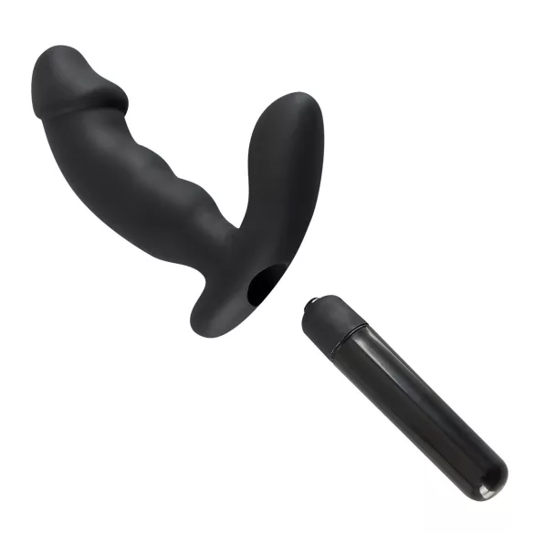 Rebel - prostata vibrator med penis - sort