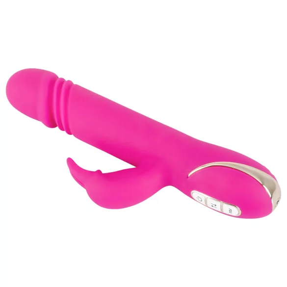 Vibe Couture - rabbit vibrator med thrust - pink