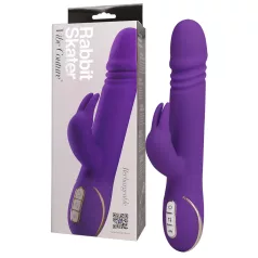   Vibe Couture - rabbit vibrator med stødende bevægelse - silikone lilla