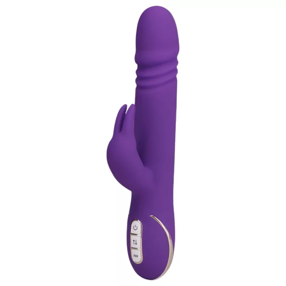 Vibe Couture - rabbit vibrator med stødende bevægelse - silikone lilla