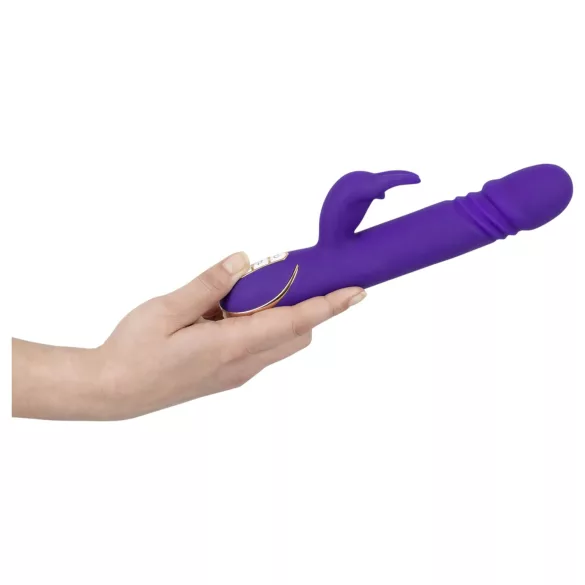Vibe Couture - rabbit vibrator med stødende bevægelse - silikone lilla