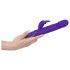Vibe Couture Rabbit Skater - Kanin-vibrator med skubbefunktion (lilla)
