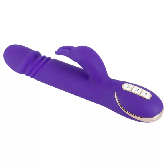 Vibe Couture - rabbit vibrator med stødende bevægelse - silikone lilla