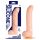 One Touch 8 - Silikone Vibrator med Testikler (Naturlig)