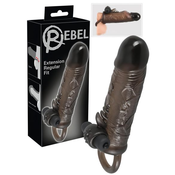 Rebel Regular - Vibrerende Penisovertræk (19 cm)
