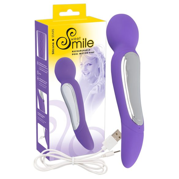 SMILE Stav - 2-motors massagevibrator (lilla)