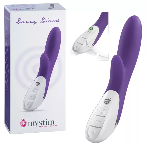 mystim Danny Divido - klitorisvibrator - vibrator - lilla