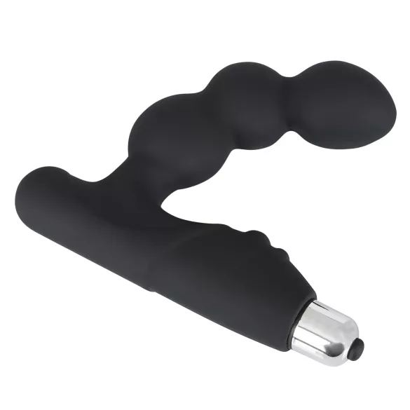 Rebel - prostata vibrator med kugler - sort