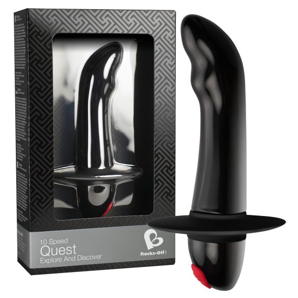 Quest - Begynder prostata vibrator med 10 rytmer (sort)