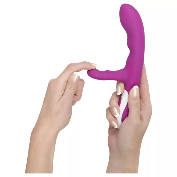 Javida - klitorisvibrator med varmefunktion - silikone pink