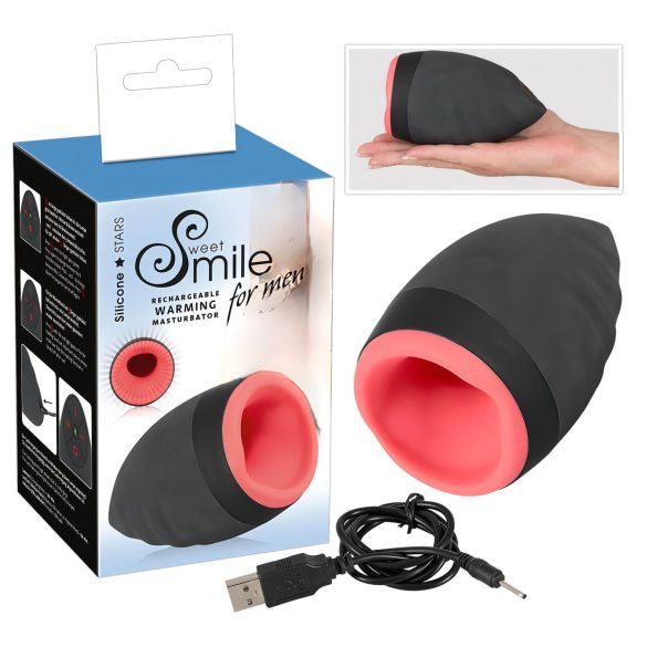SMILE Warming - genopladelig, varme sexlegetøj til mænd