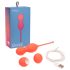 We-Vibe Bloom - bækkenbundstræner med udskiftelige vægte (orange)