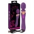 Javida - vibrator med dobbelte ender - massagefunktion - lilla