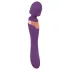 Javida - vibrator med dobbelte ender - massagefunktion - lilla