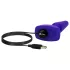 b-Vibe trio - 3-motors anal vibrator (lilla)