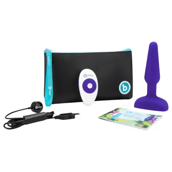 b-Vibe trio - 3-motors anal vibrator (lilla)