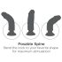 King Cock 9 sugekop-vibrator (23 cm) - naturlig