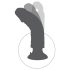 King Cock 9 sugekop-vibrator (23 cm) - naturlig