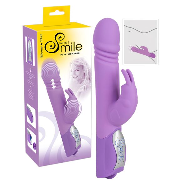 SMILE Push - Klitorisvibrator med stødfunktion (lilla)