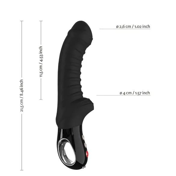 Fun Factory Tiger G5 - vandtæt G-punktsvibrator (sort)
