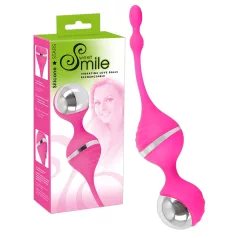 SMILE - vibrerende bækkenbundskugle - pink