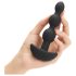 b-Vibe - trippel perler, opladelig analvibrator (sort)