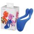 BeauMents Doppio - genopladelig parvibrator med 3 motorer (blå)