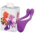BeauMents Doppio - Genopladelig parvibrator med 3 motorer (lilla)