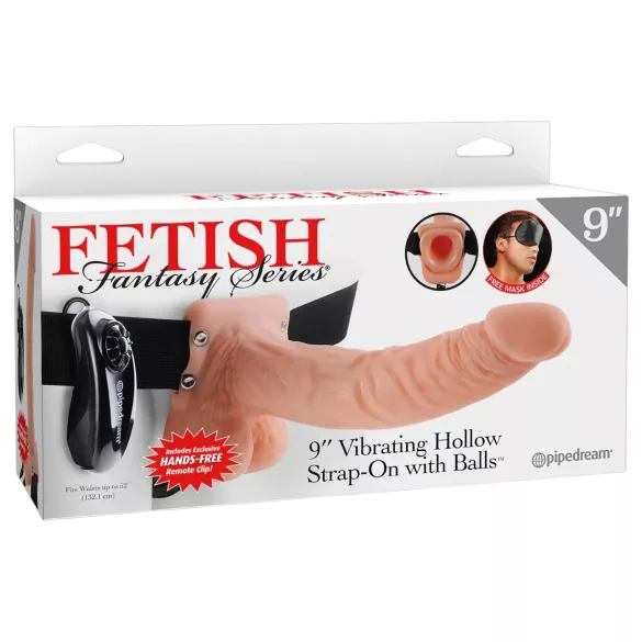 Pipedream - Fetish Strap-on 9 - påspændingsvibrator (naturfarvet)