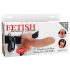 Fetish Strap-on 7 - justerbar vibrator (natur)