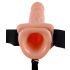 Fetish Strap-on 7 - justerbar vibrator (natur)