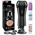 PDX Cock Compressor - sugende, vibrerende vagina onaniprodukt (sort)