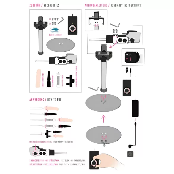 You2Toys - sexmaskine med penetration - el-drevet