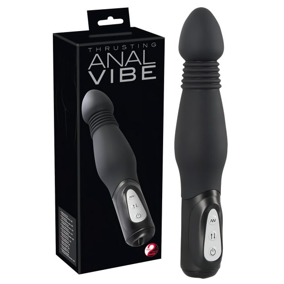 You2Toys - Anal Vibe - stødsfunktion, anal vibrator (sort)