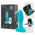 b-Vibe Rimming - roterende analkuglevibrator (turkis)