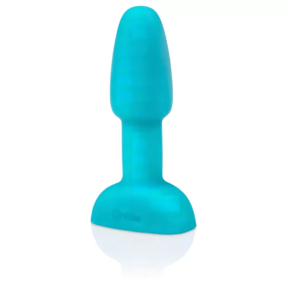 b-Vibe Rimming - anal vibrator med roterende kugler - turkis