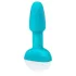 b-Vibe Rimming - anal vibrator med roterende kugler - turkis