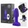 b-Vibe Rimming - Roterende Perler Analdildo (Lilla)