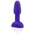 b-Vibe Rimming - Roterende Perler Analdildo (Lilla)