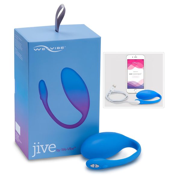 We-Vibe Jive - Genopladelig smart vibroæg (blå)