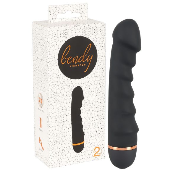 You2Toys - Bendy Ripple - ribbet vibrator (sort)