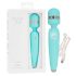 Pillow Talk Cheeky Wand - genopladelig massage vibrator (turkis)