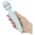 Pillow Talk Cheeky Wand - genopladelig massage vibrator (turkis)